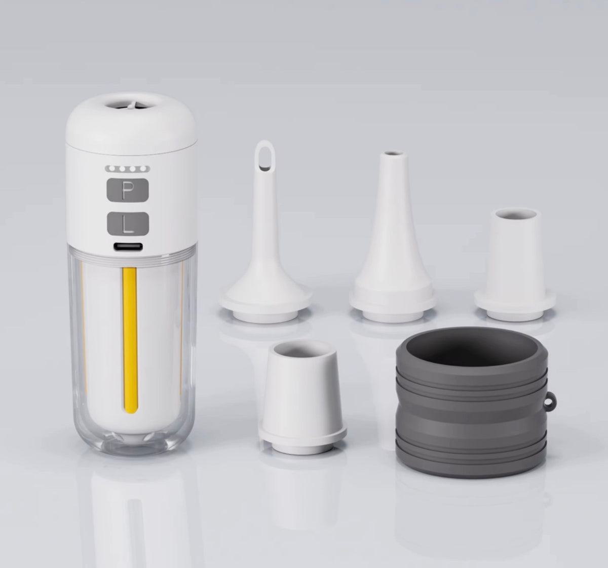 Bomba de Aire Recargable, recargable de 240ml multi uso infla rápido