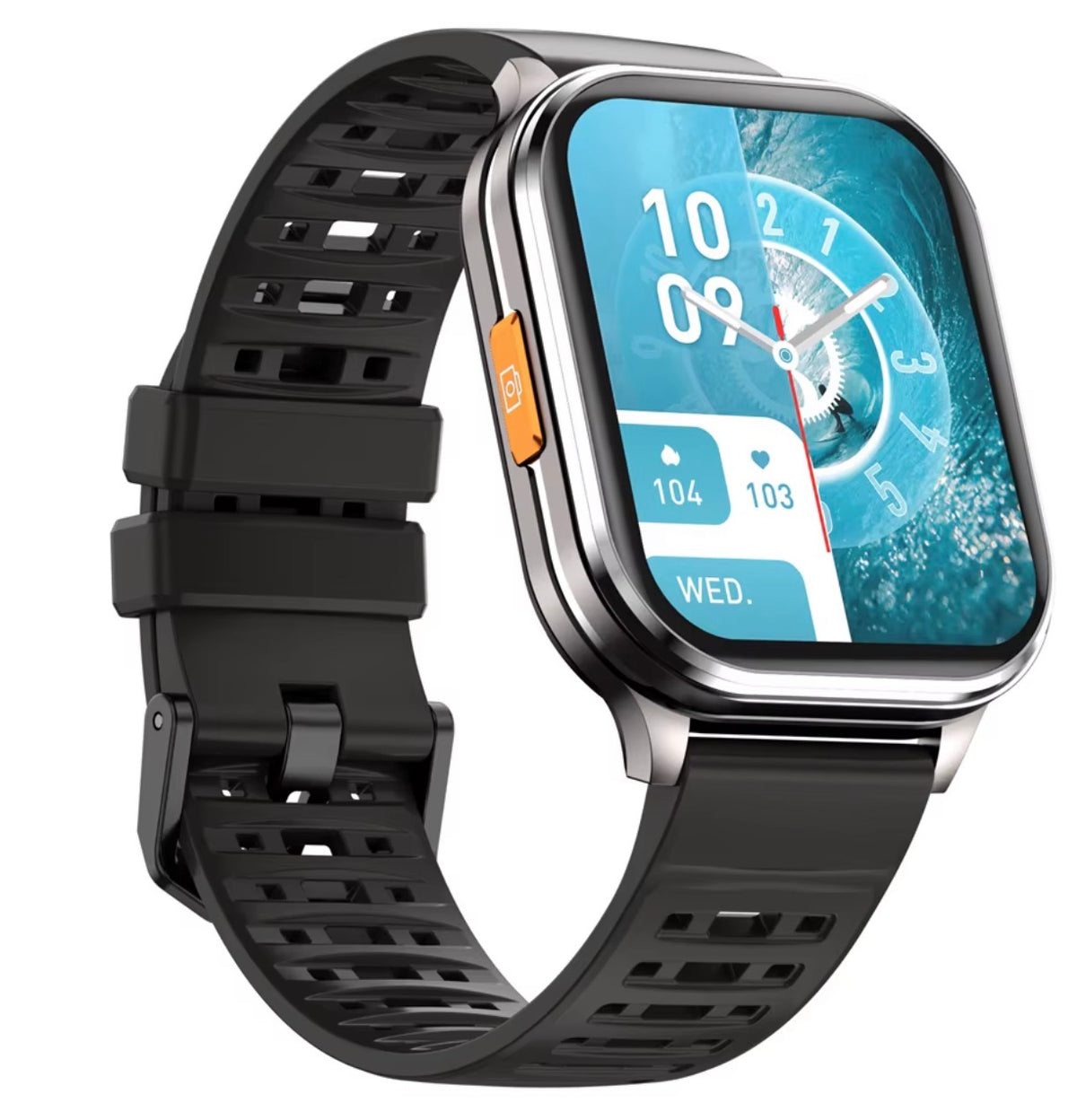 Smartwatch aprueba de Agua con Cámara de 30MP, linterna, llamadas Bluetooth y Monitoreo de Salud