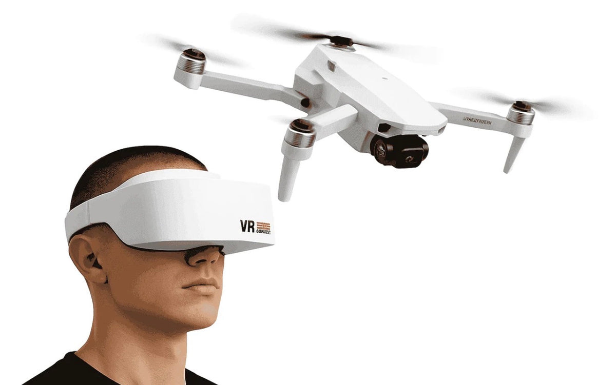 Drone Modelo Aeri100 con lentes de Realidad Virtual