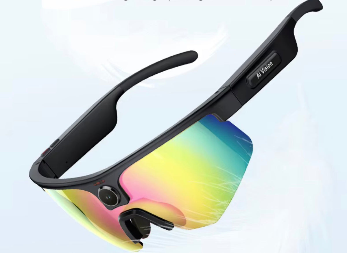 Lentes IA para Ciclista con cámara 1200p, manos Libres modelo Q2