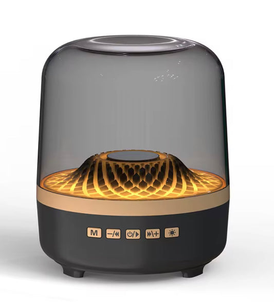 Mini Corneta Bluetooth Acrílica Modelo IX09 para escritorio