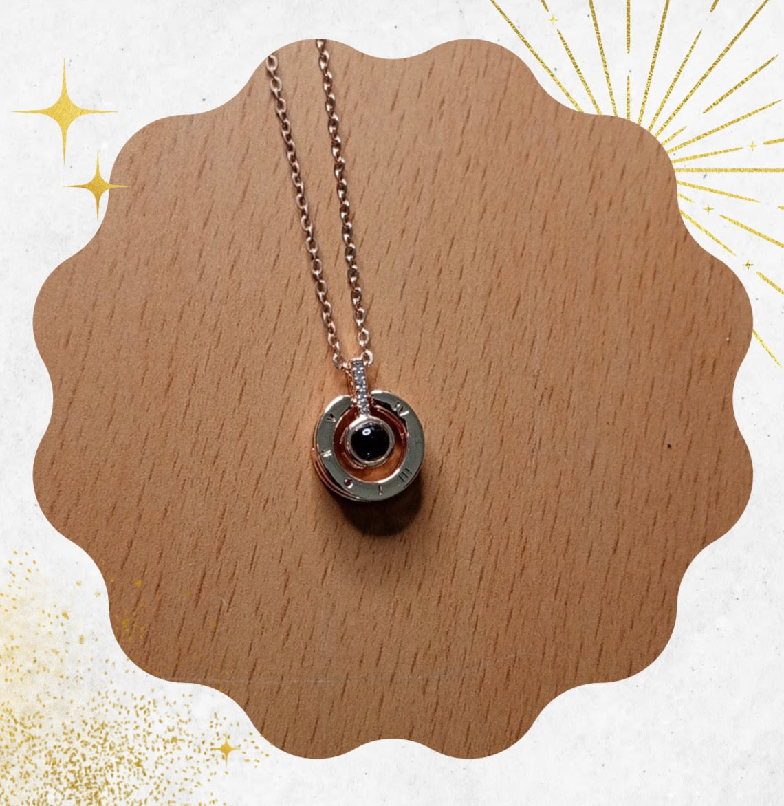 Collar Reloj Romano